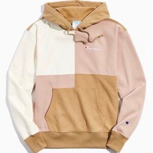 Urban Outfitters Exclusive Champion Neapolitan Color Block Hoodie  - Size Medium